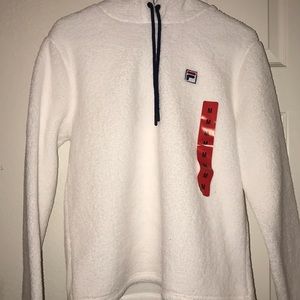 Women’s medium white Sherpa Hoodie